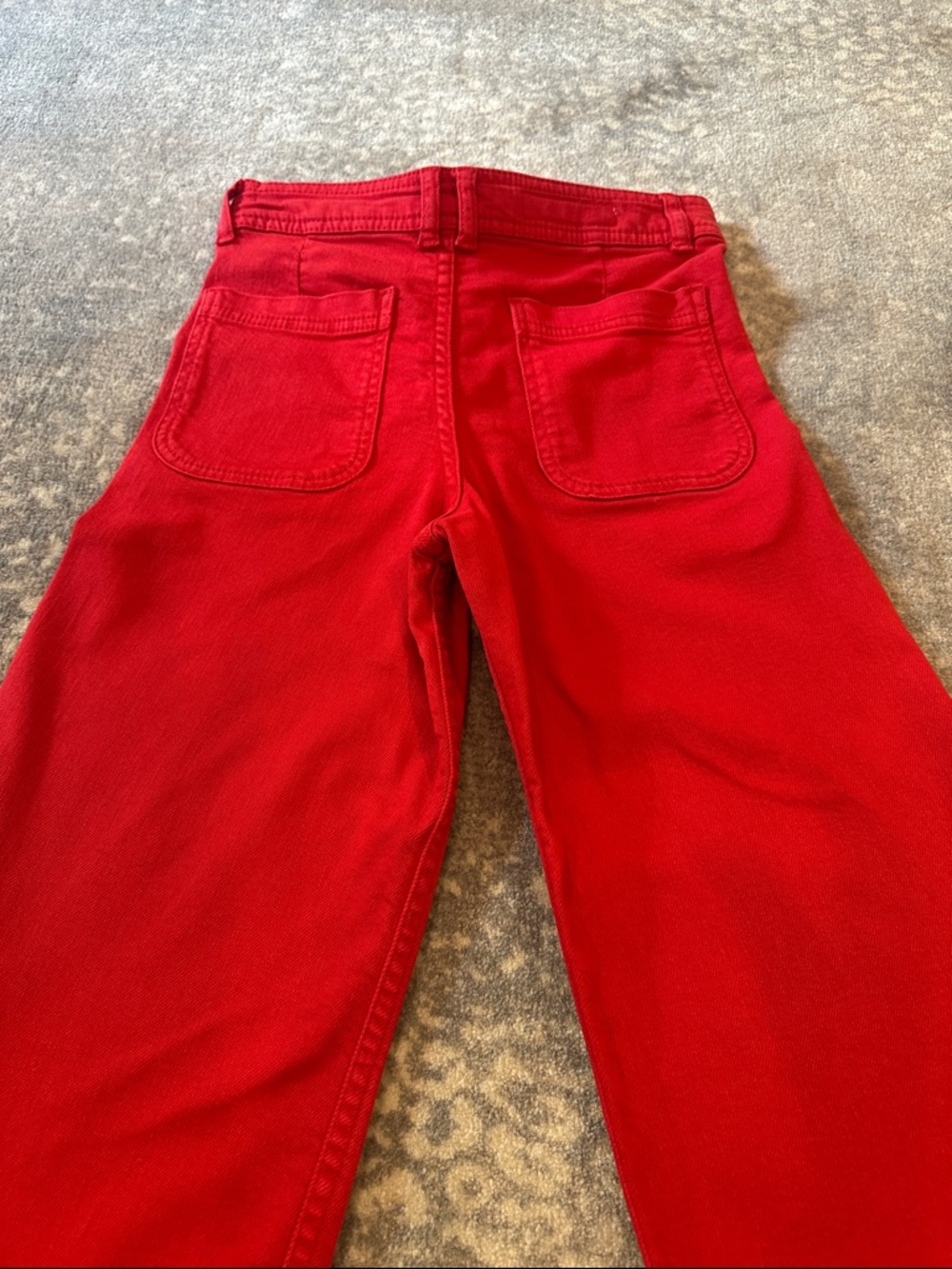 Zara Kids Wide Leg Red Pants size 9 - Picture 5 of 8